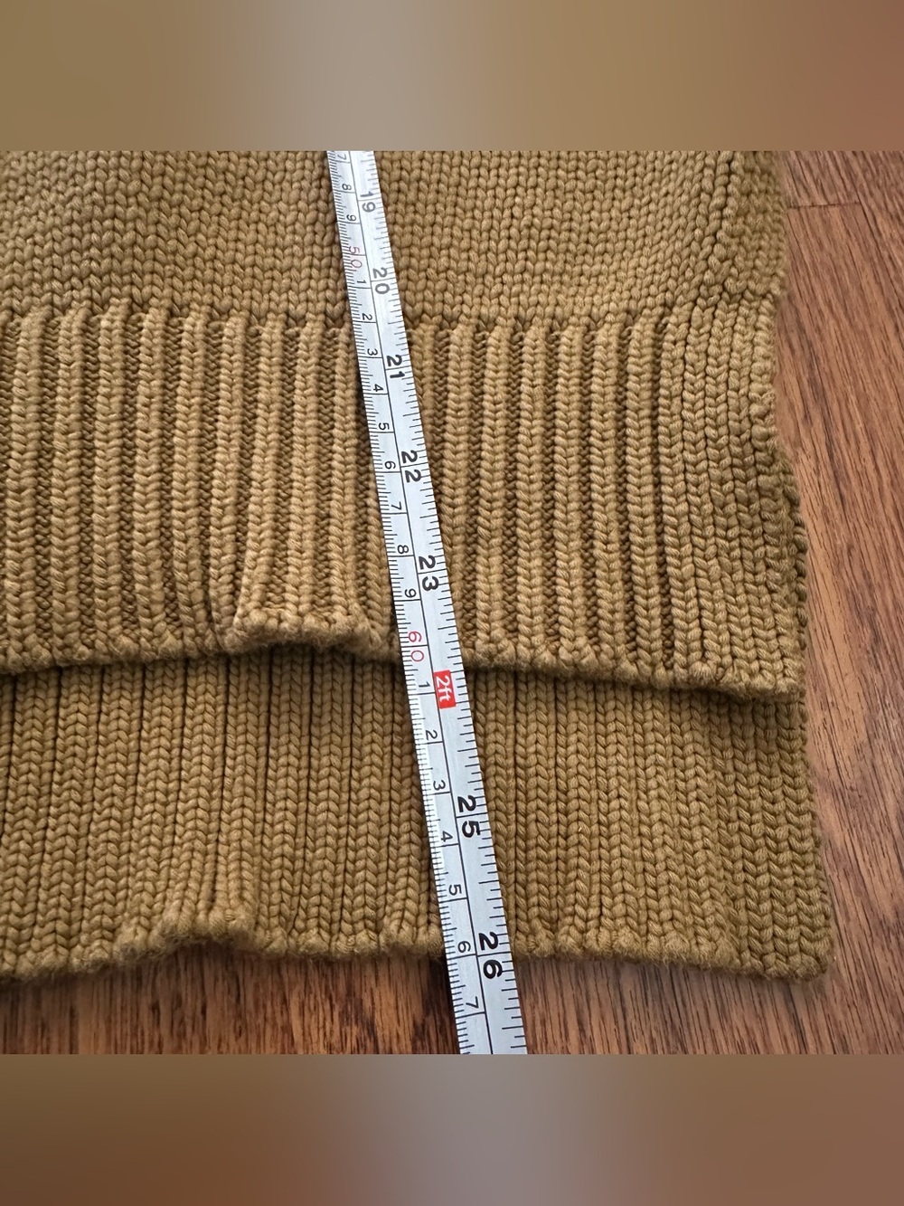 Jenni Kayne Olive Green Knit Crewneck Sweater fisherman size small heavy knit - Picture 6 of 9